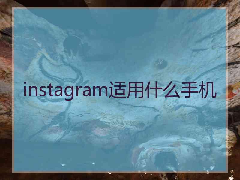 instagram适用什么手机